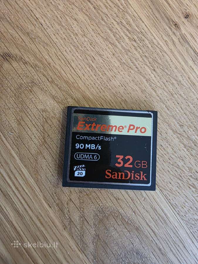 Sandisk CF 32gb compact flash - nuotraukos Nr. 2