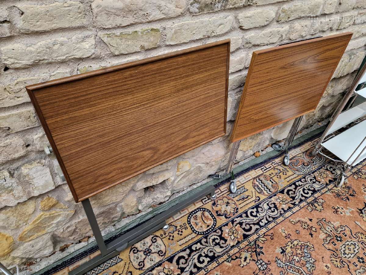 Vintažiniai mid century sulankstomi staliukai - nuotraukos Nr. 26