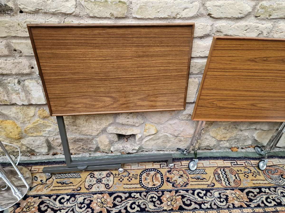 Vintažiniai mid century sulankstomi staliukai - nuotraukos Nr. 28
