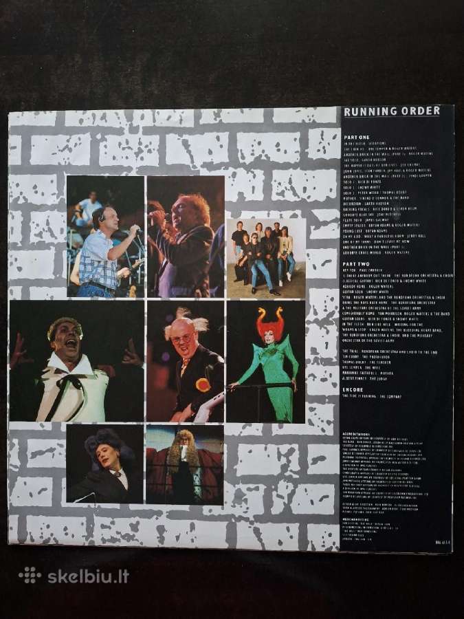 Roger Waters 1990 "The Wall (Live In Berlin)" 2 Lp - nuotraukos Nr. 7