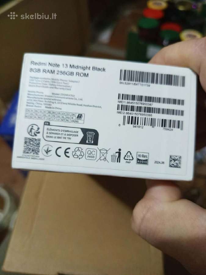 Xaomi Redmi 13 note - nuotraukos Nr. 5