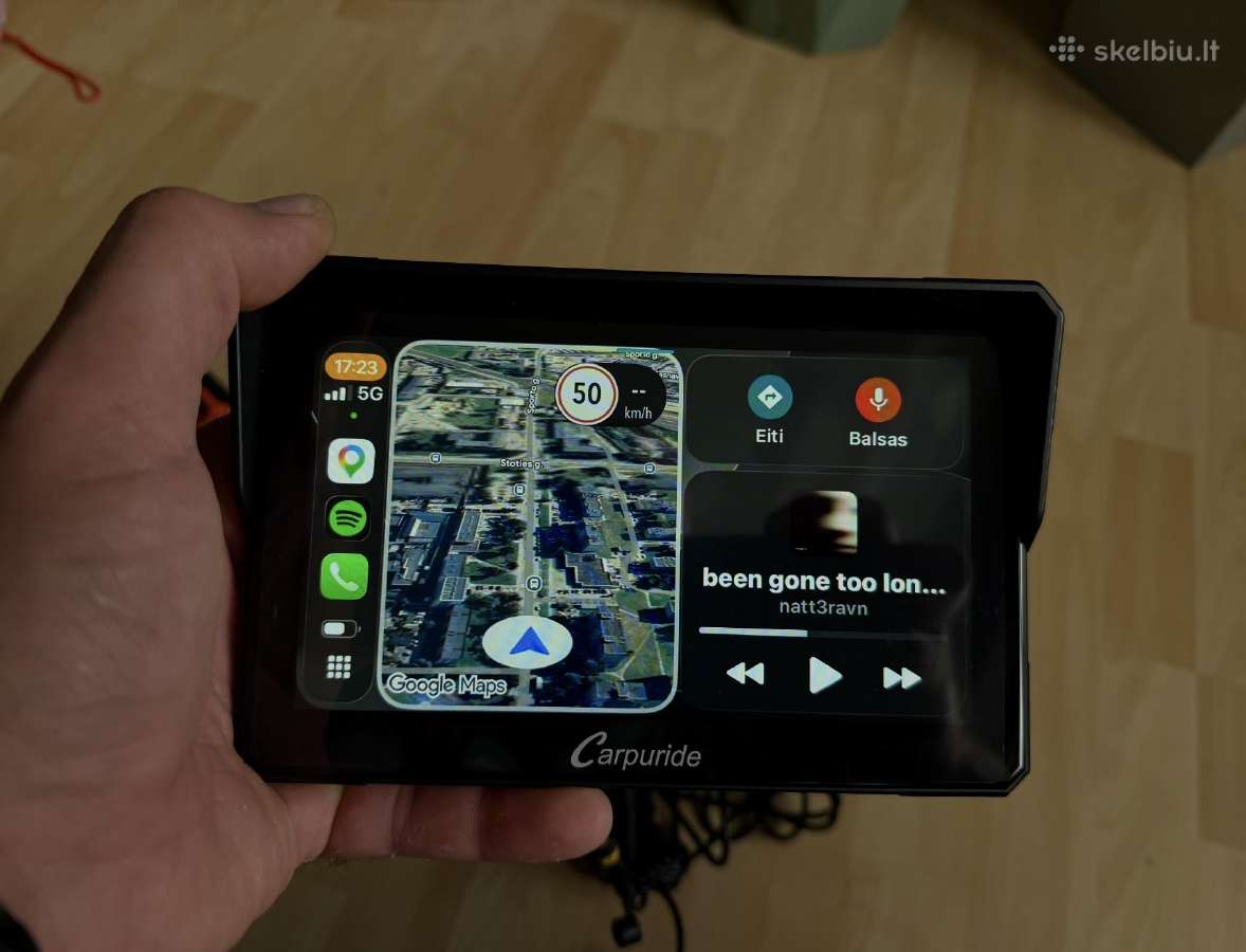 Carpuride moto Carplay ekranas - nuotraukos Nr. 5