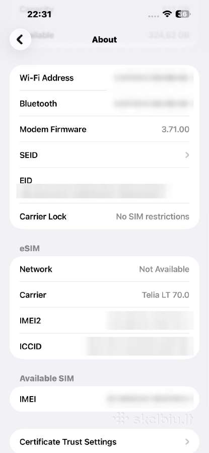 iPhone 15 Pro Max 512gb Titanium Grey - nuotraukos Nr. 13