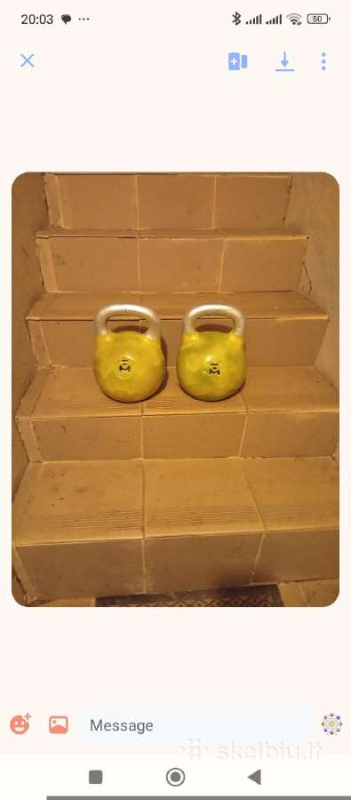 2x16kg./2x24kg.varžybinės vieno gamintojo - nuotraukos Nr. 2