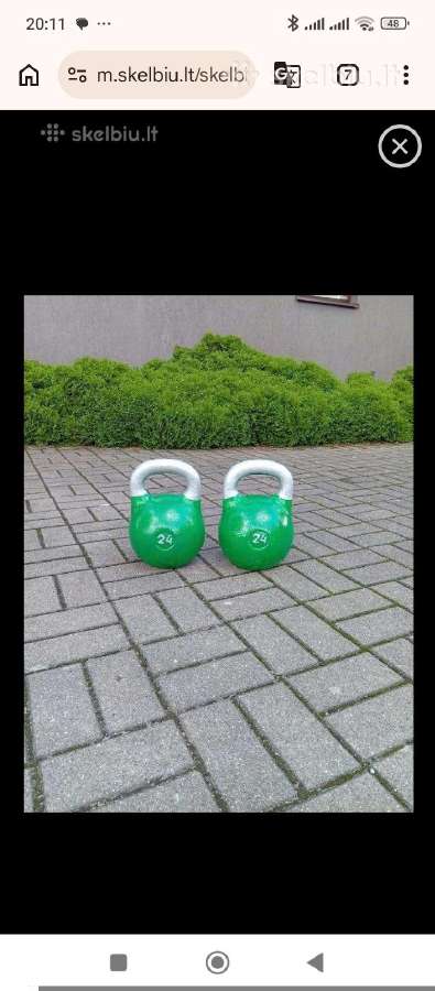 2x16kg./2x24kg.varžybinės vieno gamintojo - nuotraukos Nr. 3