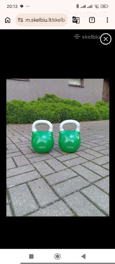 2x16kg./2x24kg.varžybinės vieno gamintojo - nuotraukos Nr. 4