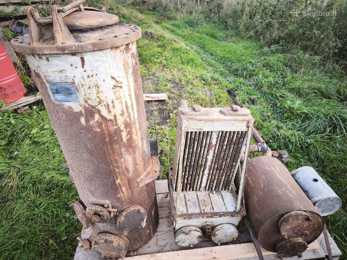 Antikvarinis Fordson Major su dujų generatoriumi - nuotraukos Nr. 29