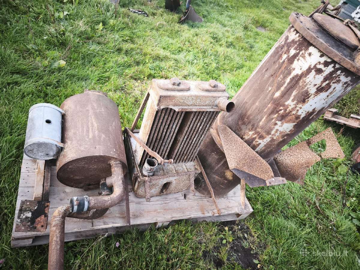 Antikvarinis Fordson Major su dujų generatoriumi - nuotraukos Nr. 30