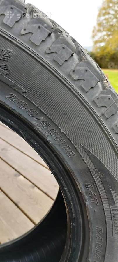 Žieminės padangos 205/55 R16 - nuotraukos Nr. 3