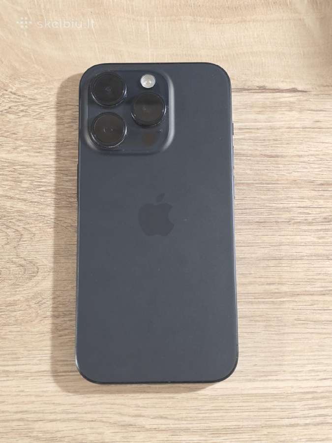 iPhone 15 Pro, Blue Titanium, 128gb - nuotraukos Nr. 3