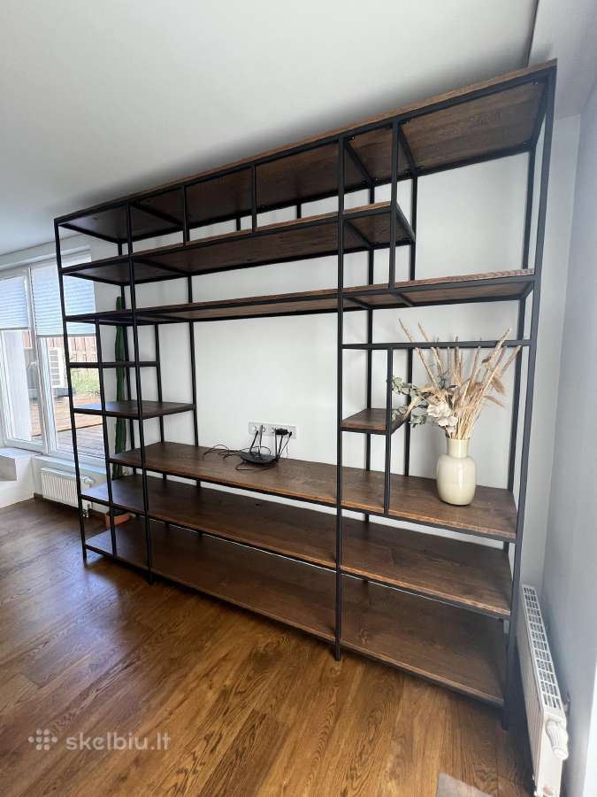 Oaky Oak Furniture industrinio stiliaus lentyna - nuotraukos Nr. 5