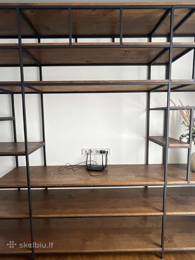 Oaky Oak Furniture industrinio stiliaus lentyna - nuotraukos Nr. 7