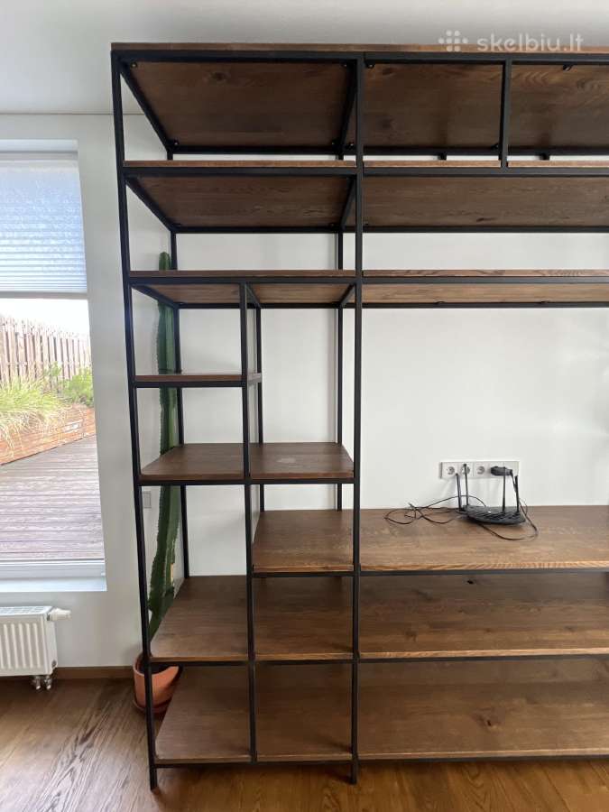 Oaky Oak Furniture industrinio stiliaus lentyna - nuotraukos Nr. 8