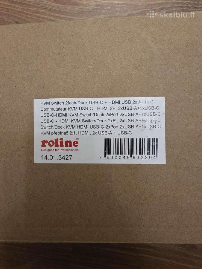 Roline Usb-c / Hdmi Kvm Switch 2:1 - nuotraukos Nr. 5