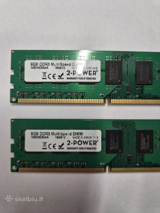 2x8gb Ddr3-1600 - nuotraukos Nr. 2