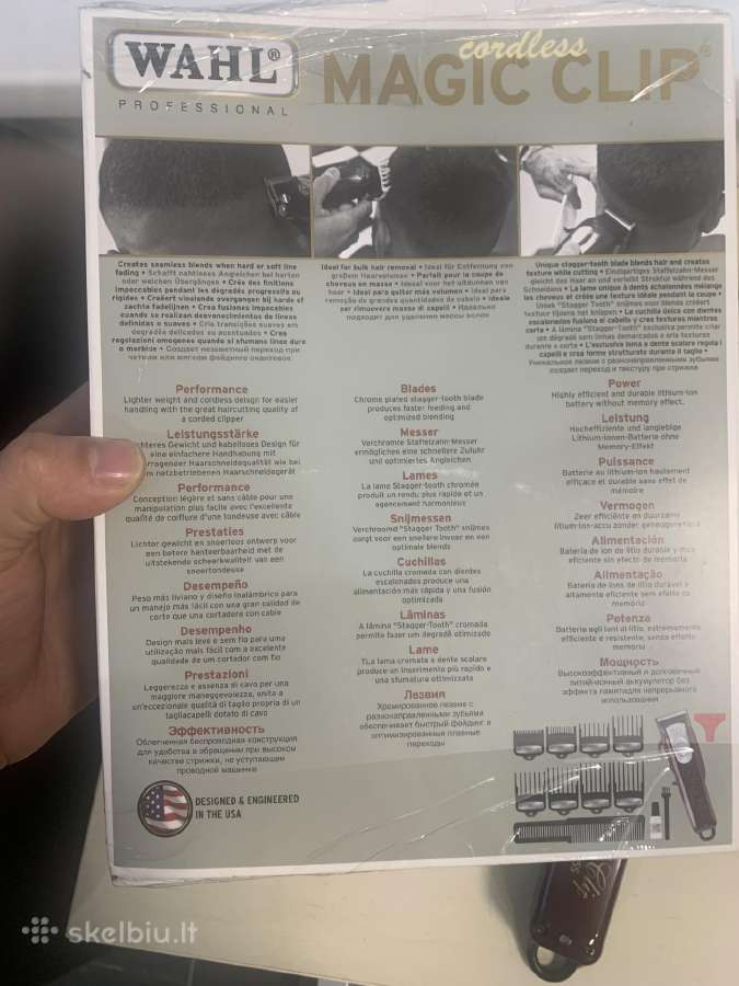 Kirpimas mašinėlė Wahl - nuotraukos Nr. 9