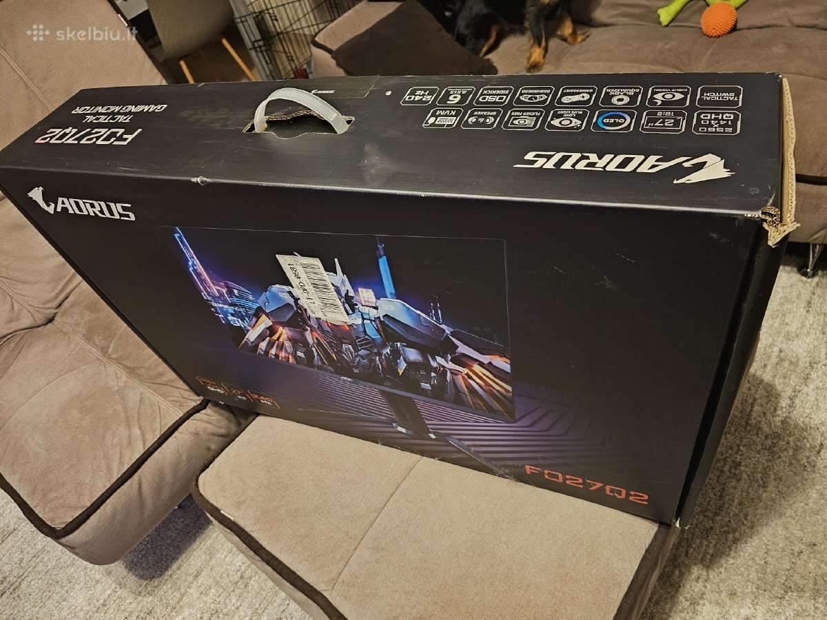 Aorus Fo27q2 27" Qd-oled 1440p 240hz - nuotraukos Nr. 5