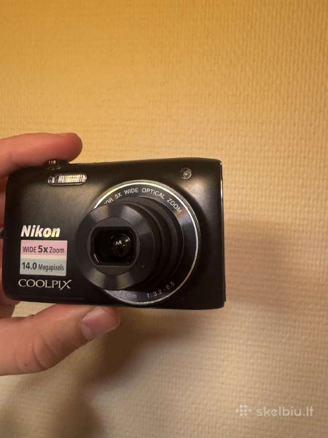 Nikon Coolpix S3100 skaitmeninis fotoaparatas - nuotraukos Nr. 2