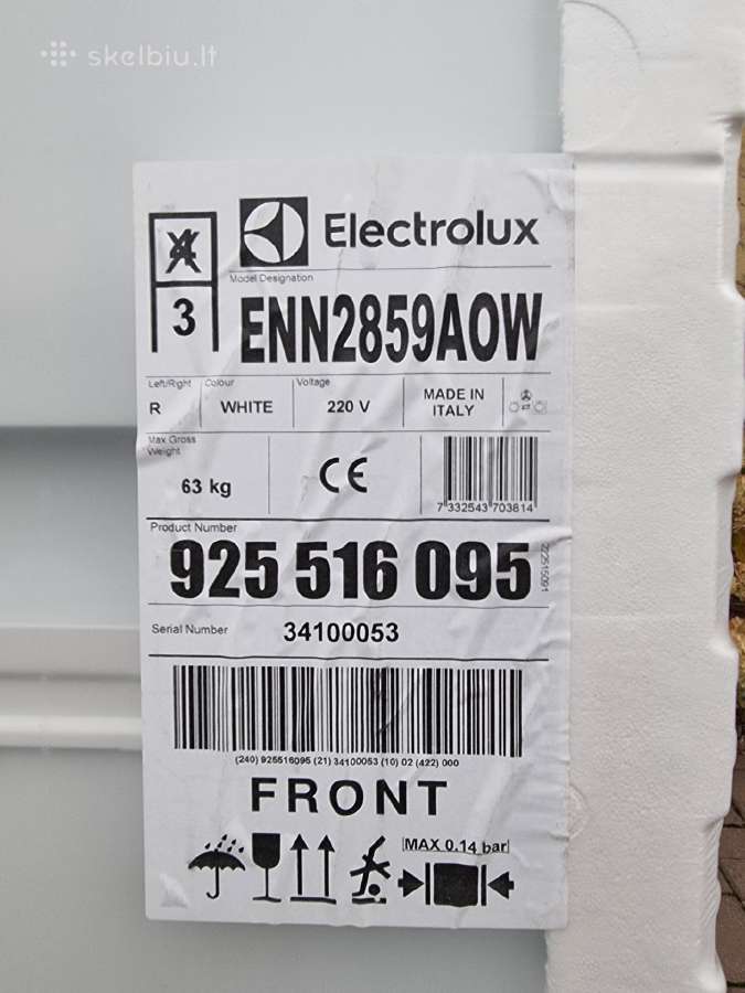 Naujs Electrolux Enn2859aow+ Garantija - nuotraukos Nr. 7