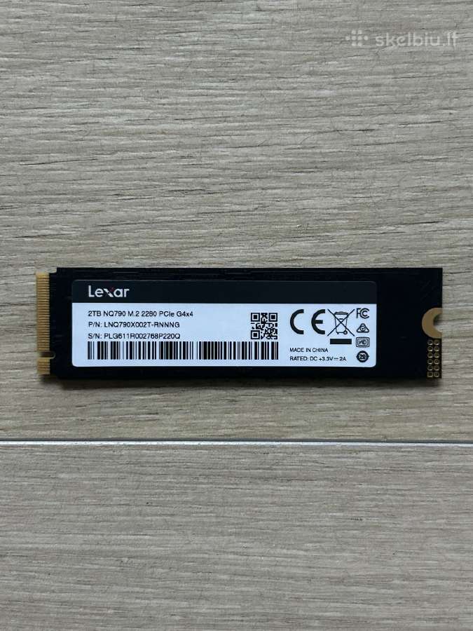 Lexar Nq790 2tb M.2 Nvme SSD - nuotraukos Nr. 2