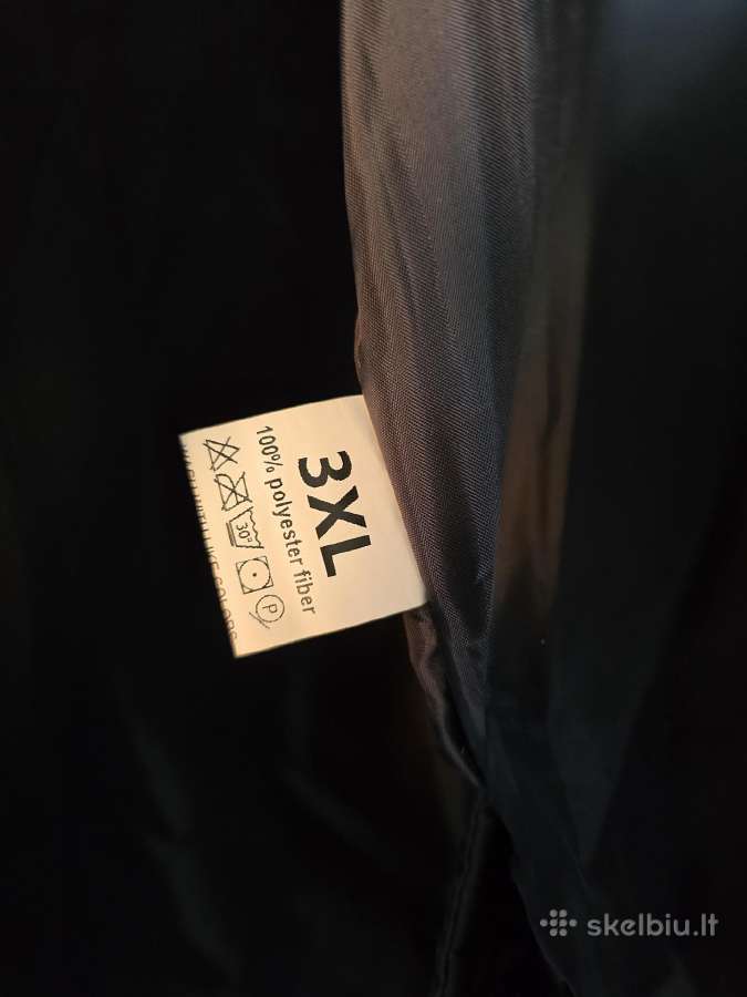 Juoda striukė su gobtuvu, 3xl - nuotraukos Nr. 7