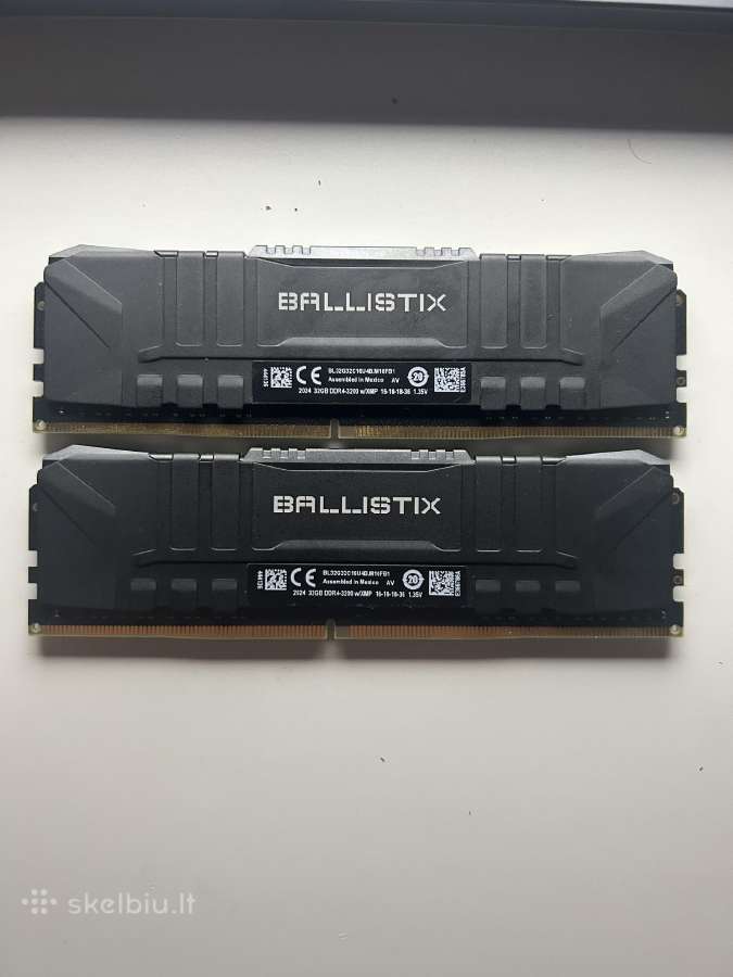 Crucial Ballistix Ddr4 RAM 2x32gb - nuotraukos Nr. 2
