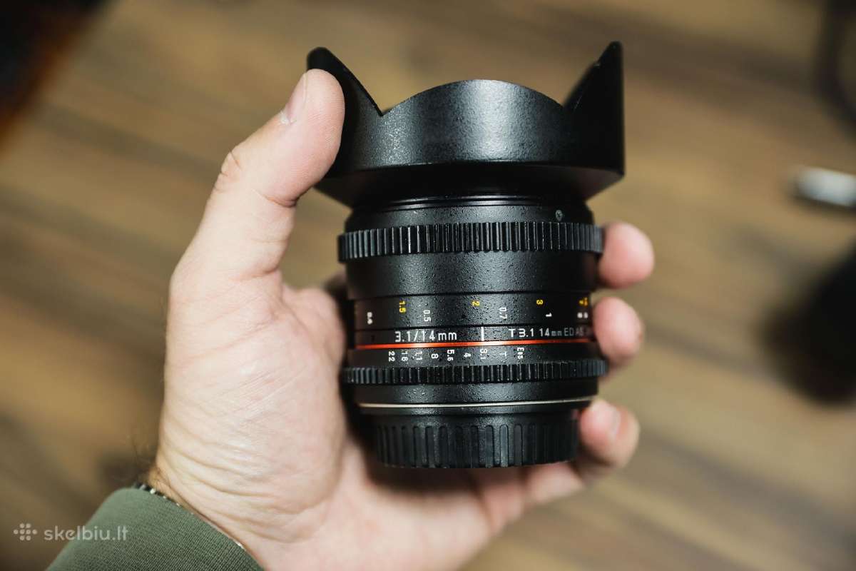 Samyang Ef 14mm Ed As T3.1 - nuotraukos Nr. 4