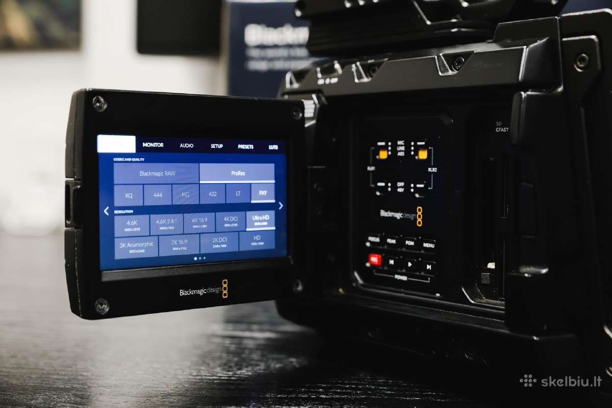Black Magic Ursa Mini Pro 4.6k - nuotraukos Nr. 5