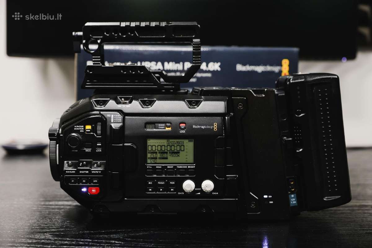 Black Magic Ursa Mini Pro 4.6k - nuotraukos Nr. 7
