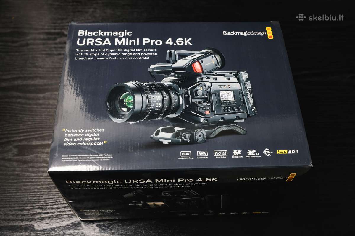 Black Magic Ursa Mini Pro 4.6k - nuotraukos Nr. 2