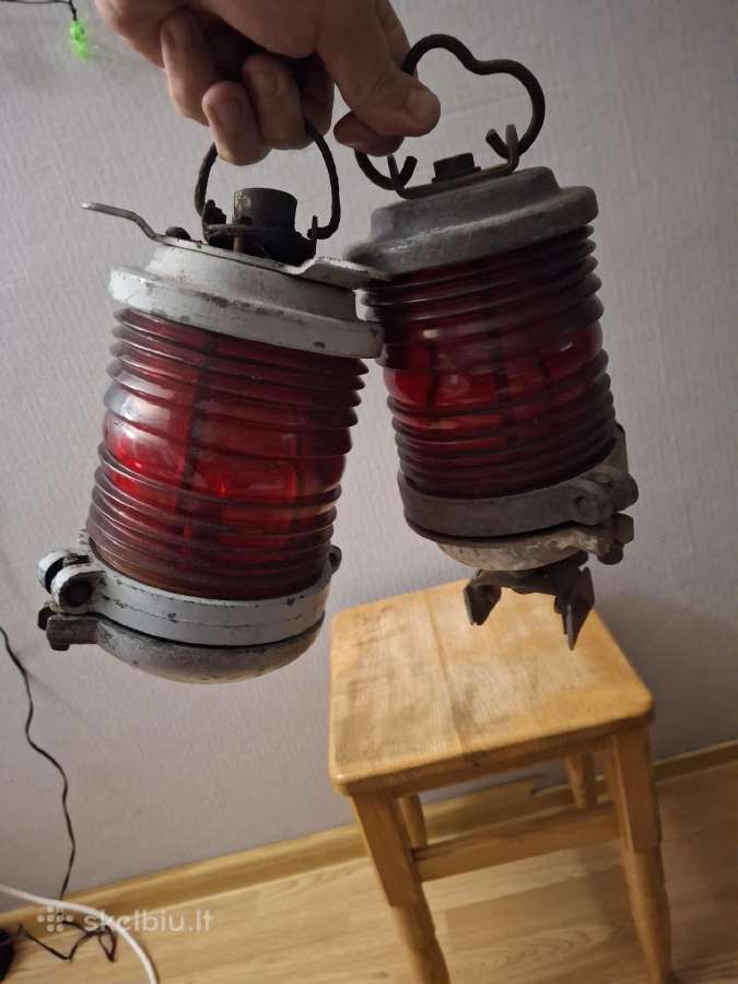 Laivo signalines lempos 1973m.po 30€ vnt. - nuotraukos Nr. 3