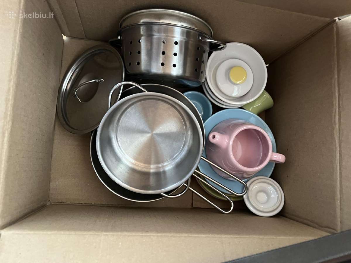 Ikea vaikiška virtuvėlė su daug priedų - nuotraukos Nr. 4