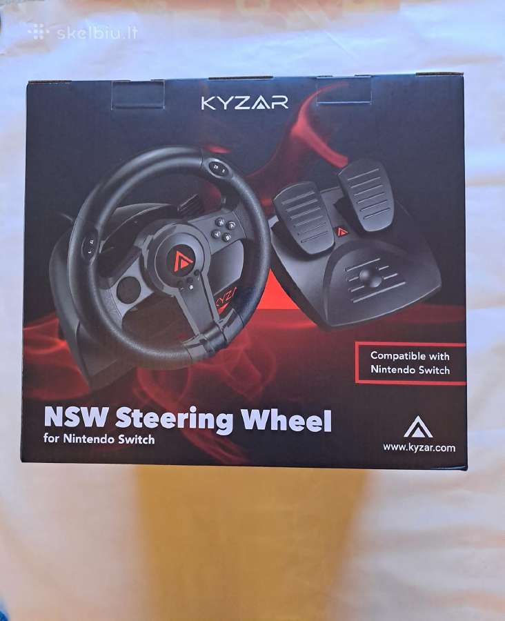 Kyzar vairas su pedalais Nintendo Switch/pc - nuotraukos Nr. 3