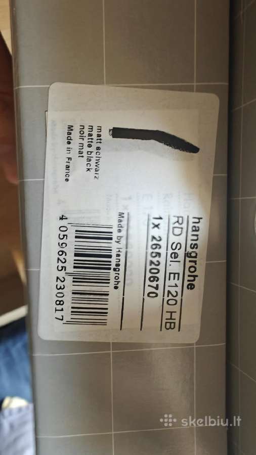 Hansgrohe Raindance Select E 120 Matte black - nuotraukos Nr. 2