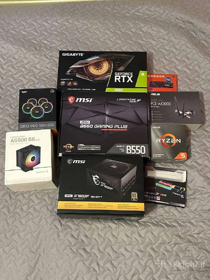 Gaming Pc Ryzen 5 3600 Rtx 3060 12gb 16gb Ra - nuotraukos Nr. 5
