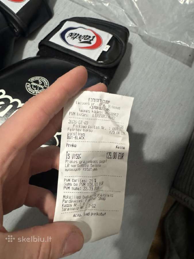 Fairtex pirštinės - nuotraukos Nr. 6