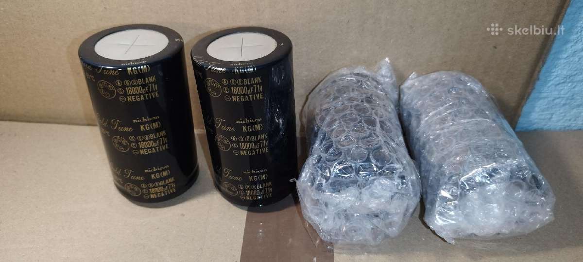 Originalūs Nichicon Gold Tune Kg 18000uf 71v - nuotraukos Nr. 4