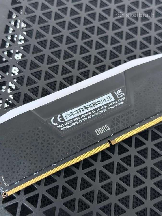 Corsair Vengeance Rgb Ddr5 24gb 6000mt/s Cl36 - nuotraukos Nr. 3