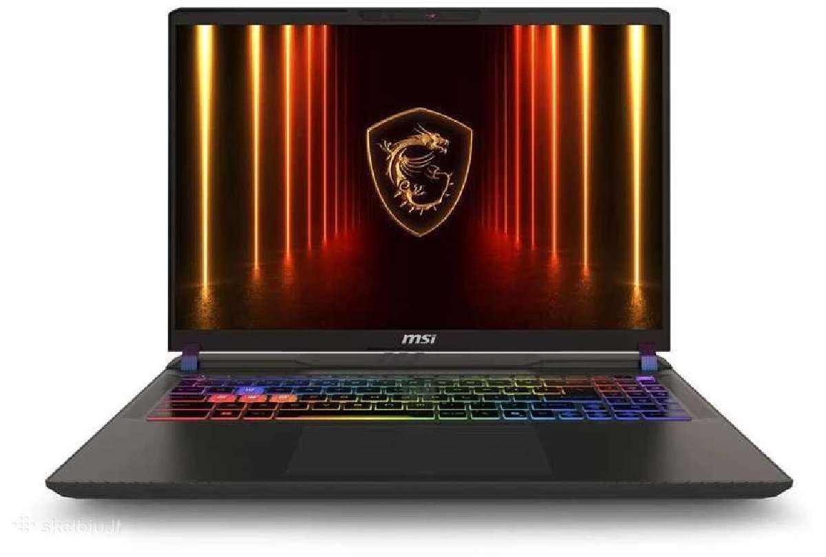 Msi 16 2k Ultra 9 Rtx 5070ti, 32gb, 1tb Naujas! - nuotraukos Nr. 3