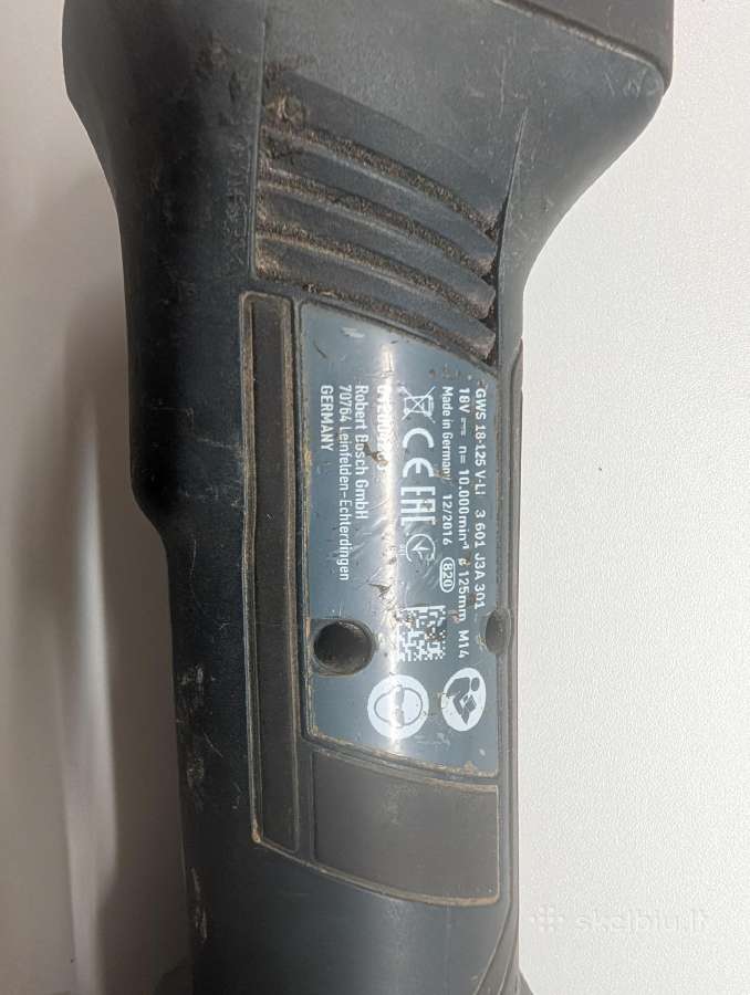 Bosch Gws-18-25li kampinis slifuoklis - nuotraukos Nr. 3