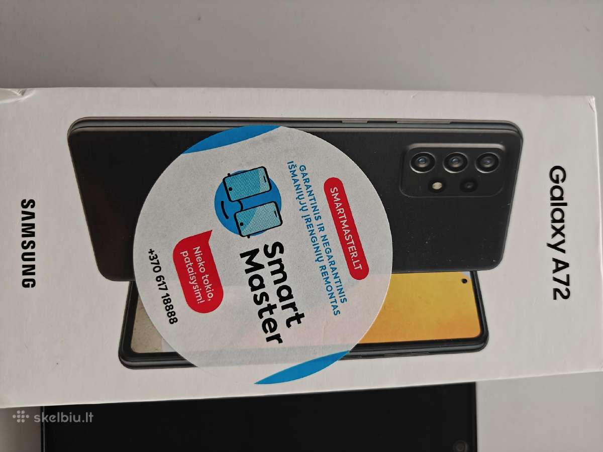 Samsung Galaxy A72 (128gb, Awesome Black) - nuotraukos Nr. 2