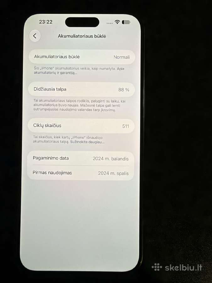iPhone 15 pro max 256gb - nuotraukos Nr. 2