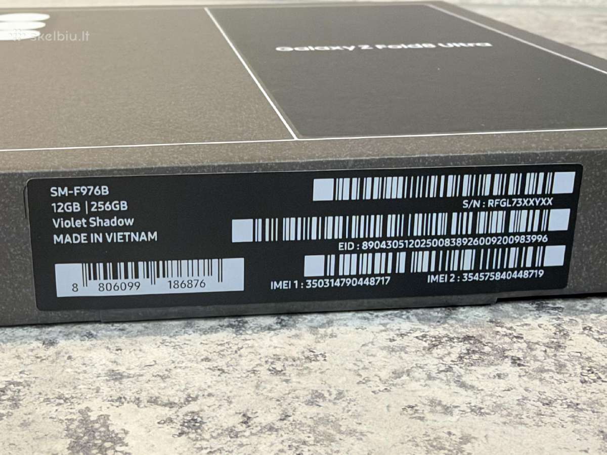 Samsung Galaxy Fold 8 Ultra 24men garant. - nuotraukos Nr. 2