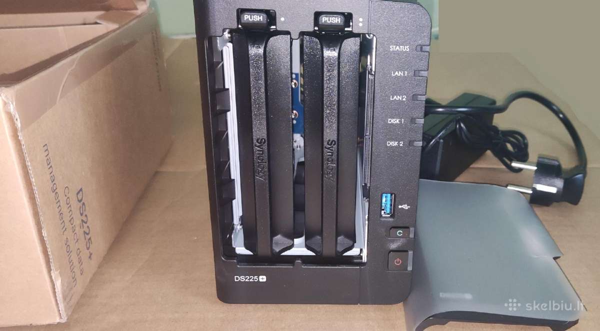 Synology Ds225+ 2 diskų, Quad Core Intel Cpu - nuotraukos Nr. 3