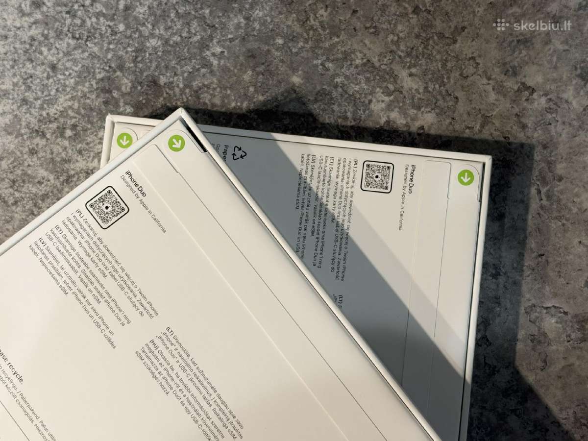 Nauji! Apple iPhone Duo 512gb ir 1tb su garantija - nuotraukos Nr. 3