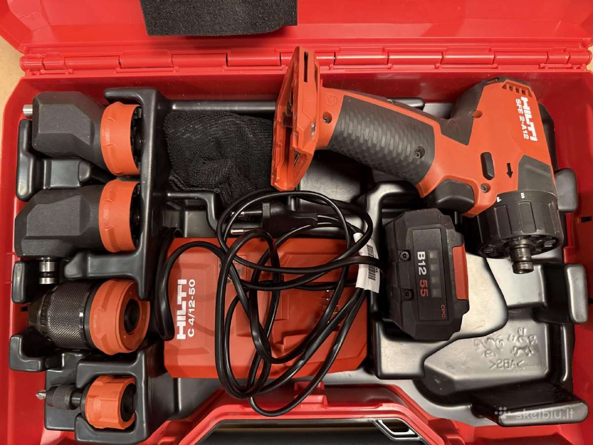 Hilti 12v suktuvas ir Tiesinis pjūklas - nuotraukos Nr. 4