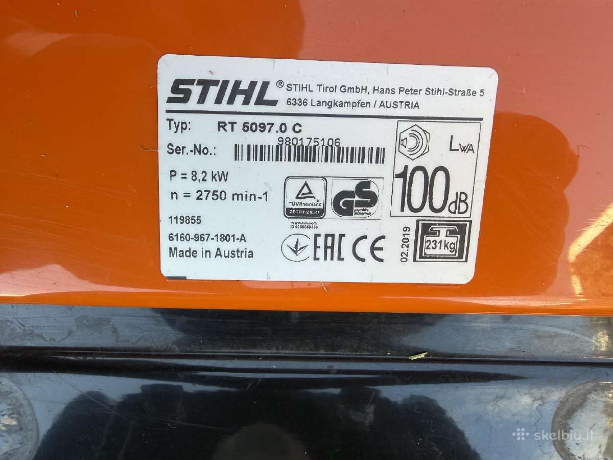 Stihl Zolepjoves traktoriukas - nuotraukos Nr. 8