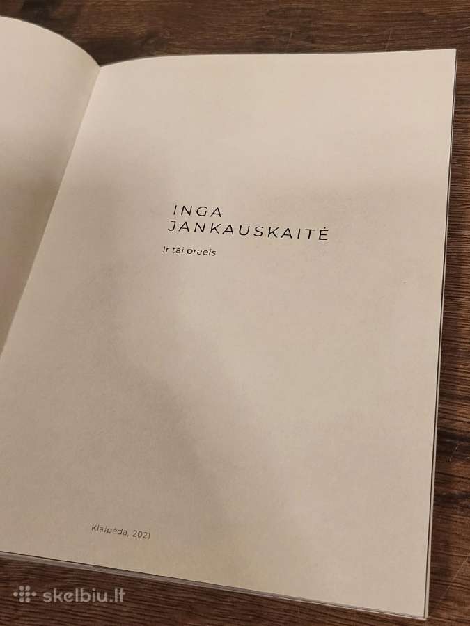 Inga Jankauskaitė. Ir tai praeis knyga - nuotraukos Nr. 2