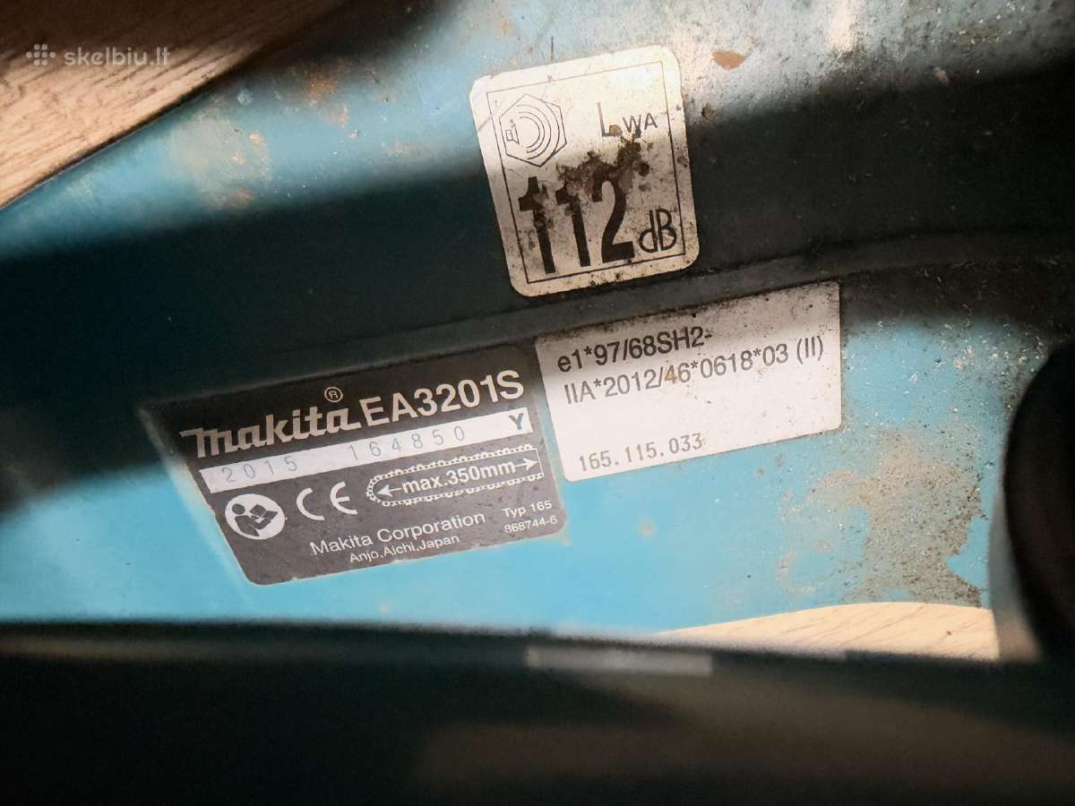Benzo pjūklas Makita. - nuotraukos Nr. 3