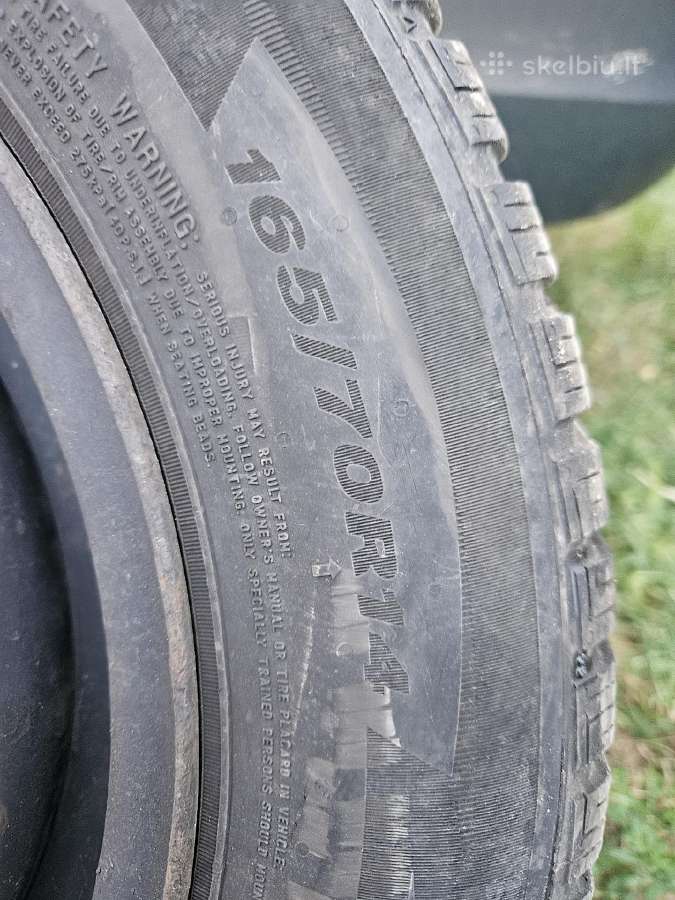 Žieminės padangos Nexen 165/70 R14 - nuotraukos Nr. 2